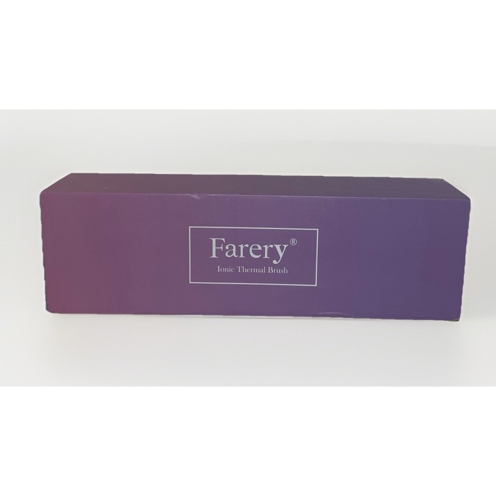 BRAND NEW Farery Ionic Thermal Brush 1.25" Color Pink/Purple! C0043